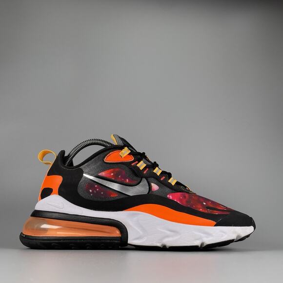 Nike Air Max 270 React Supernova 2020 Men’s 8.5 Orange Running Sneakers Athletic - Picture 6 of 9